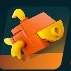 Оранжевая рыбка